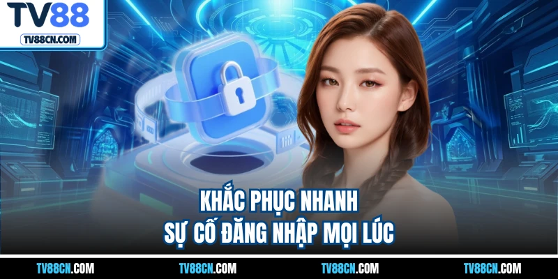 Khắc phục nhanh sự cố đăng nhập mọi lúc