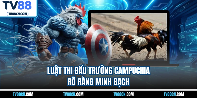 Luật thi đấu trường Campuchia rõ ràng minh bạch